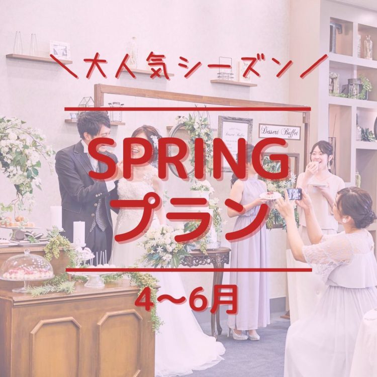 【人気シーズン】2025年4〜6月SPRING-春-プラン